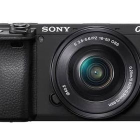 ソニー ミラーレス一眼レフカメラ パワーズームレンズキット a6400 ILCE-6400L (ブラック)[ILCE6400LB] カメラ