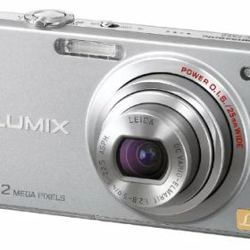 【中古】パナソニック デジタルカメラ LUMIX (ルミックス) FX60 プレシャスシルバー DMC-FX60-S