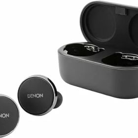デノン Denon 完全ワイヤレスイヤホン PerL Pro AH-C15PL パーソナライズ機能/アダプティブアクティブノイズキャンセリング/マルチポイント対応/ロスレスサウンド/ワイヤレス充電対応/IPX4 防滴/マイク付き ブラック AHC15P