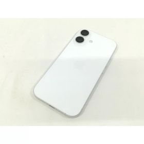 【中古】Apple 国内版 【SIMフリー】 iPhone 16 128GB ホワイト MYDR3J/A【大阪本店】保証期間1ヶ月【ランクA】