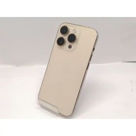 【中古】【赤ロム保証あり】Apple docomo 【SIMフリー】 iPhone 14 Pro 256GB ゴールド MQ173J/A【新宿東口】保証期間1ヶ月【ランクC】