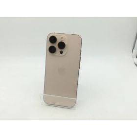 【中古】Apple docomo 【SIMフリー】 iPhone 16 Pro 128GB デザートチタニウム MYMX3J/A【神戸】保証期間1ヶ月【ランクB】