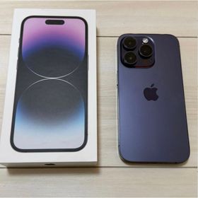 アップル(Apple)のApple iPhone14Pro 256GB ディープパープル SIMフリー(スマートフォン本体)