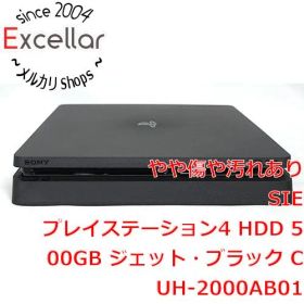 [bn:11] SONY プレイステーション4 500GB ブラック CUH-2000AB01 コントローラー・ゴム足なし