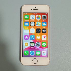 【ジャンク品】Apple iPhone SE ローズゴールド 本体 64GB