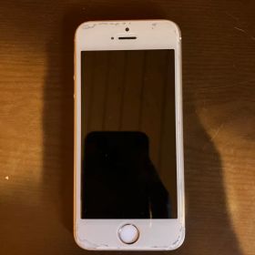 [ジャンク品]iPhone SE ゴールド 外装傷あり