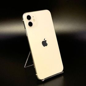 iPhone 11 128GB ホワイト au SIMフリー 白ロム 動作確認済 72%【全額返金保証】【最速発送】