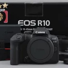 Canon キヤノン 【中古】Canon キヤノン EOS R10 RF-S 18-45 IS STM レンズキット シャッター回数僅少 元箱付き ミラーレスカメラ