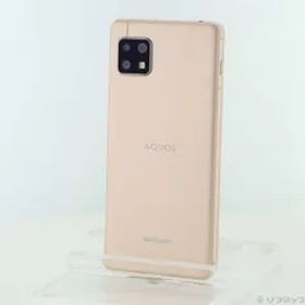 〔中古品〕 AQUOS sense5G 64GB ライトカッパー SH-M17 SIMフリー【269】