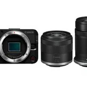 【送料無料】Canon キヤノン EOS R50 V ブラック ダブルズームキット ミラーレスカメラ 動画撮影 ライブ配信 Vlog カメラ