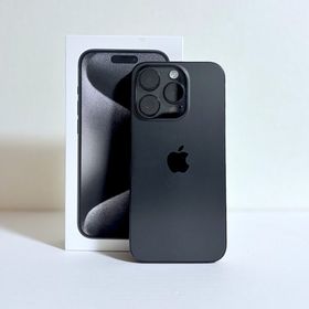 アップル(Apple)のiPhone 15 Pro 256GB ブラック チタニウム SIMフリー(スマートフォン本体)