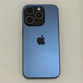 アイフォーン(iPhone)の【美品】値下げ iPhone15Pro 128GB ブルーチタニウム(スマートフォン本体)