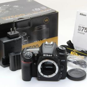 AA (新品同様) Nikon ニコン D7500 ボディ ショット数313回 初期不良返品無料 12-167