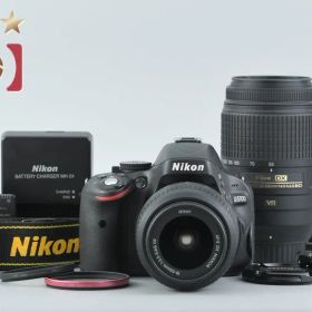 Nikon ニコン 【中古】Nikon ニコン D5100 ダブルズームキット シャッター回数僅少 デジタル一眼レフカメラ