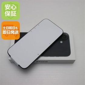 アップル(Apple)の新品未使用 SIMフリー iPhone 16 128GB ブラック スマホ APPLE 即日発送 土日祝発送OK M444(スマートフォン本体)