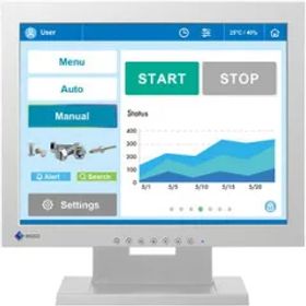 【新品・2営業日で発送】EIZO エイゾ FDX1502T-TGY 15.0型 DuraVision カラー液晶モニター 1024×768 タッチパネル対応 スピーカー搭載 D-sub DisplayPort ...