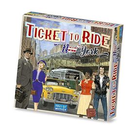 ホビージャパン チケット・トゥ・ライド: ニューヨーク 多言語版 (2-4人用 10-15分 8才以上向け) ボードゲーム