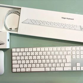 Apple Keyboard MQ052J/A ,Mouse MLA02J/A