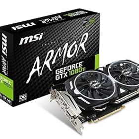 【中古】MSI GeForce GTX 1080 Ti ARMOR 11G OC グラフィックスボード VD6303