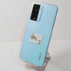 01 OPPO A77 ブルー SIMフリー 極美品