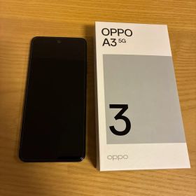OPPO A3 5G ブラック 本体 ワイモバイル版
