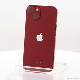〔中古〕Apple(アップル) iPhone13 128GB プロダクトレッド MLNF3J／A SIMフリー〔348-ud〕