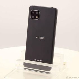 〔中古〕SHARP(シャープ) AQUOS sense5G 64GB ブラック SH-M17 SIMフリー〔305-ud〕
