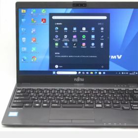 送料無料 あす楽対応 即日発送 中古 フルHD 13.3インチ Fujitsu LIFEBOOK U938S Windows11 高性能 八世代Core i5-8350U 8GB 爆速128GB-SSD カメラ 無線 Office付 Win11【ノートパソコン 中古パソコン 中古PC】（Windows10も対応可能 Win10）