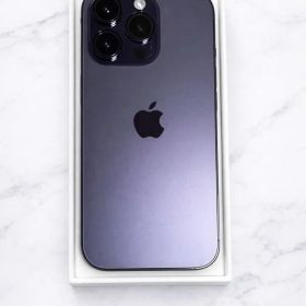 【美品】Apple iPhone 14 Pro ディープパープル 256GB