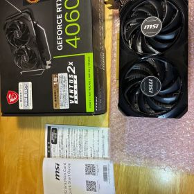 【美品】MSI GeForce RTX 4060 Ti VENTUS 2X