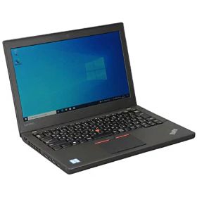 【中古】中古パソコン Lenovo ThinkPad X260 Windows10 ノートPC 第6世代 Core i5-6300U 2.4(～最大3.0)GHz MEM:8GB SSD:256GB 無線LAN:あり 光学ドライブ:非搭載 Win10Pro64Bit