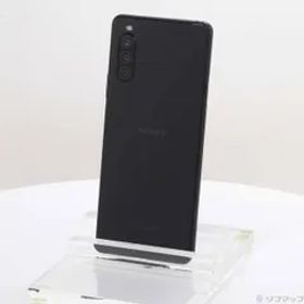 〔中古品〕 Xperia 10 II 64GB ブラック SO-41A docomoロック解除SIMフリー【368】