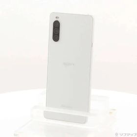 〔中古品〕 Xperia 10 II 64GB ホワイト SO-41A docomoロック解除SIMフリー【198】