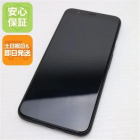 美品 SIMフリー Google Pixel 4 64GB ジャストブラック スマホ 本体 白ロム 土日祝発送OK 05000