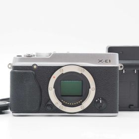 富士フィルム Fujifilm Fuji X Series X-E1 16.3MP Digital SLR Camera Body Silver [良品] #Z5682A