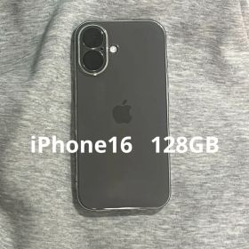 《美品》iPhone16 ブラック 128GB 海外版