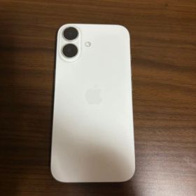 【美品】iPhone16 128GB ホワイト SIMフリー 液晶・外装傷なし