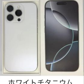 Apple iPhone 16 Pro 256GB ホワイトチタニウム 極美品