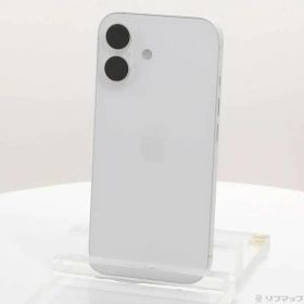 〔中古品〕 iPhone16 128GB ホワイト MYDR3J／A SIMフリー【305】