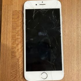 【画面割れ】iPhone6 64GB シルバー
