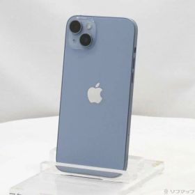 【中古】Apple(アップル) iPhone14 Plus 128GB ブルー MQ4H3J／A SIMフリー 【269-ud】