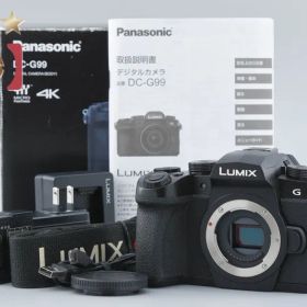 Panasonic パナソニック 【中古】Panasonic パナソニック LUMIX DC-G99 ブラック ミラーレス一眼カメラ 元箱付き ミラーレスカメラ