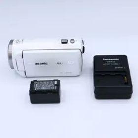 Panasinic パナソニック HDビデオカメラ V480MS 32GB 高倍率90倍ズーム ホワイト HC-V480MS-W #251110_DK9SB004321