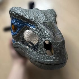 ジュラシック・ワールド ドミニオン ヴェロキラプトル ブルー 恐竜マスク