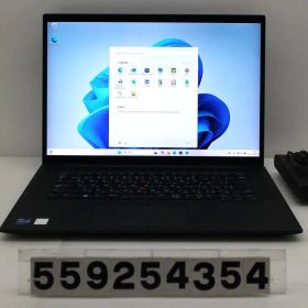Lenovo ThinkPad P1 Gen4 Xeon W-11855M 3.2GHz/32GB/512GB/WQUXGA タッチパネル/Win11/NVIDIA RTX A2000 Laptop GPU 【559254354】