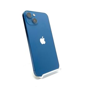 アップル(Apple)の【全額返金保証】【最速発送】Apple iPhone iPhone 13 128GB ブルー au 動作確認済(スマートフォン本体)
