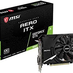 【中古-非常に良い】MSI GeForce GTX 1660 AERO ITX 6G OC グラフィックスボード VD6919