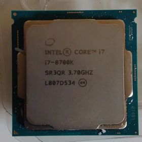 Intel Core i7-8700K 3.7GHz 動作確認済