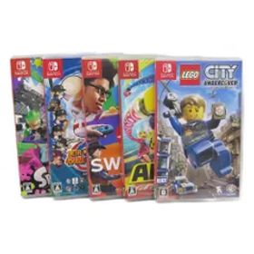Nintendo 任天堂 スプラトゥーン2 パワプロ レゴシティ ワンツースイッチ アームズ Switchソフト 計5点 動作確認済