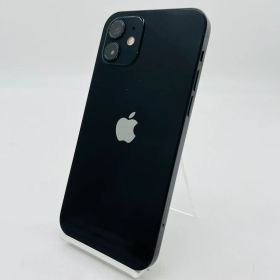 au iPhone12 64GB ブラック MGHN3J/A SIMロック解除済み 動作確認済み